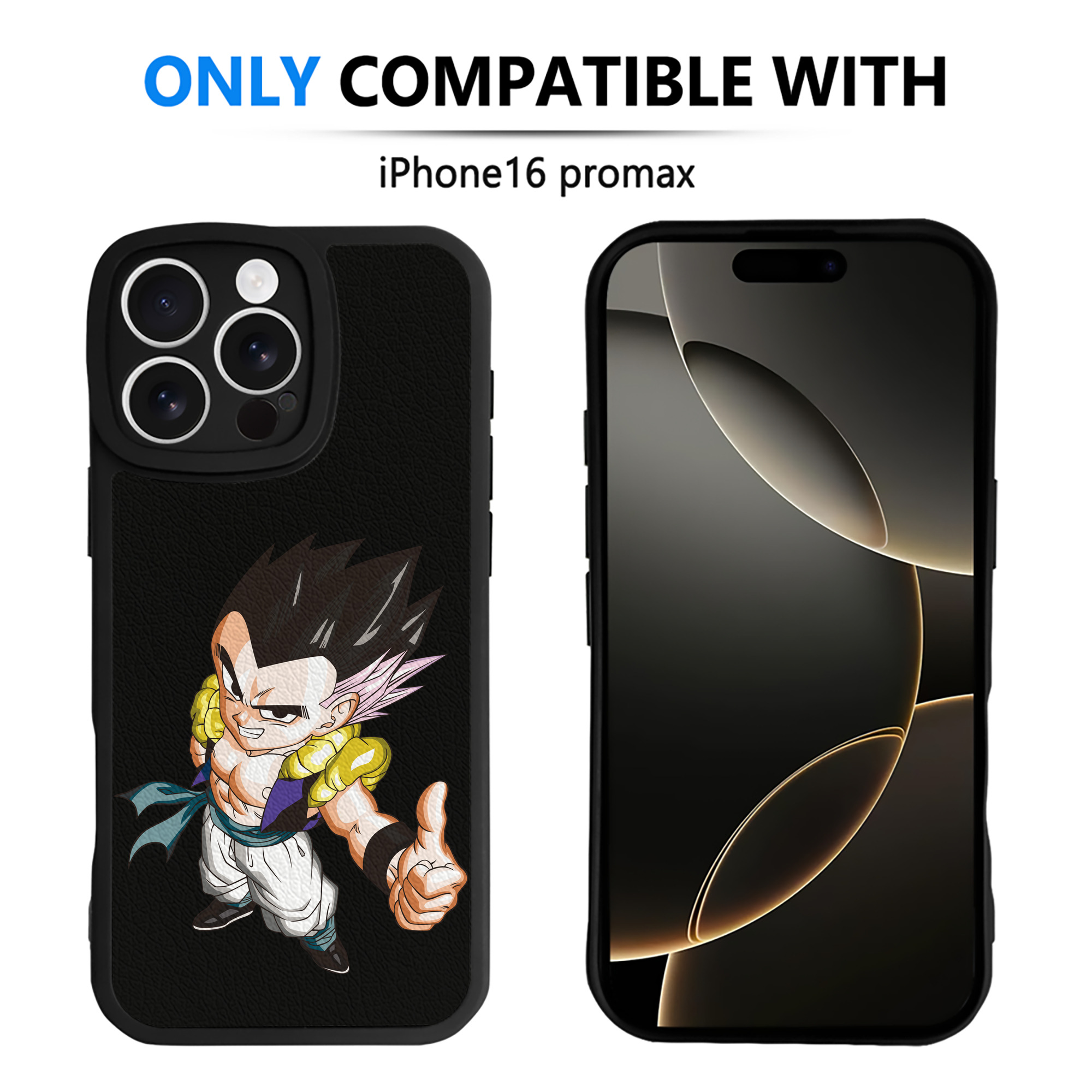 （画像用） ドラゴンボール ベジータ四世（Bejīta Yonsei）DRAGON BALL Vegeta IV 【iPhone 16シリーズ対応】シリコンスマホケース（レザー調） 材質：シリコン